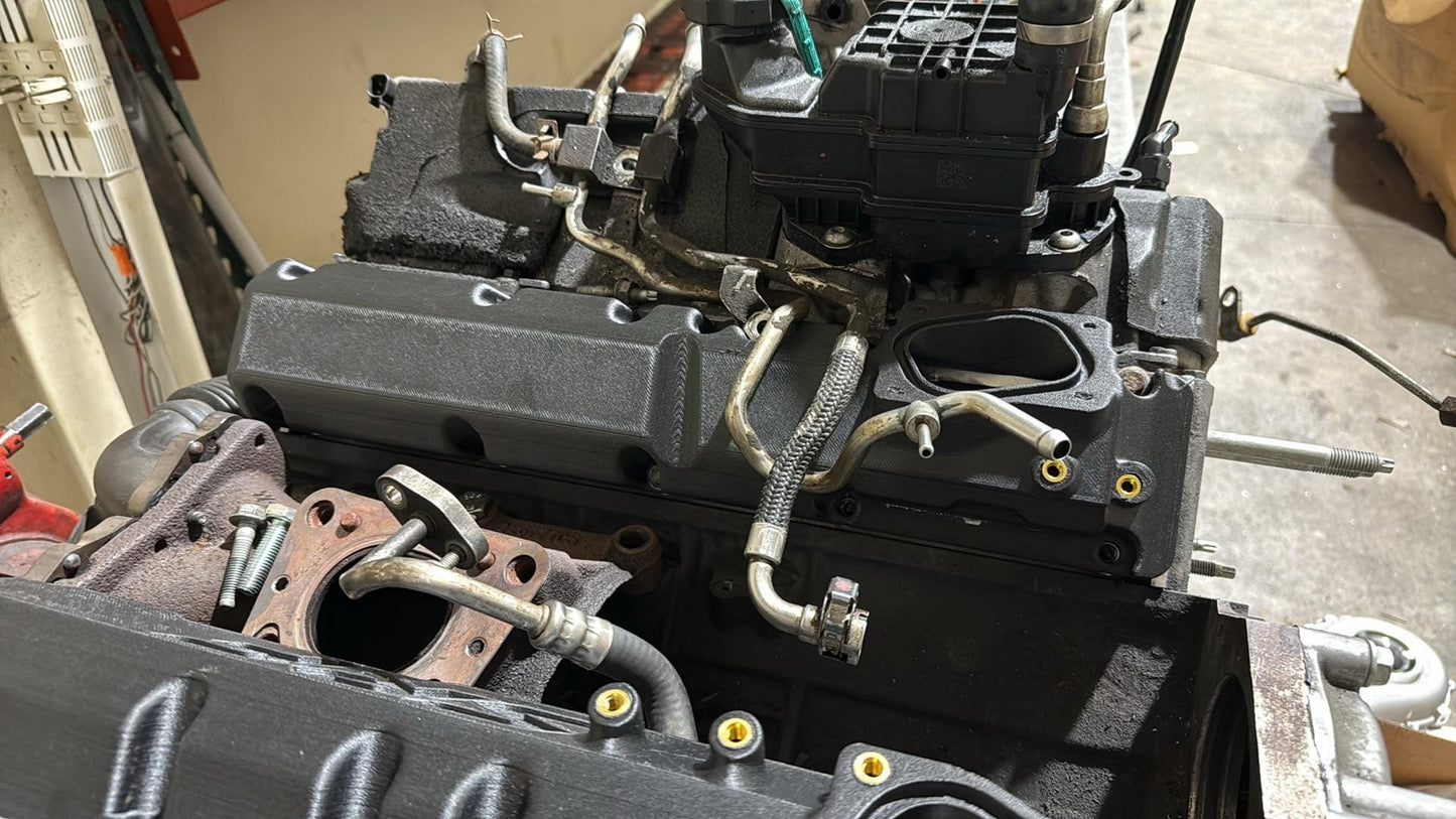 Billet L5P intake plenums with injectable spray bar!