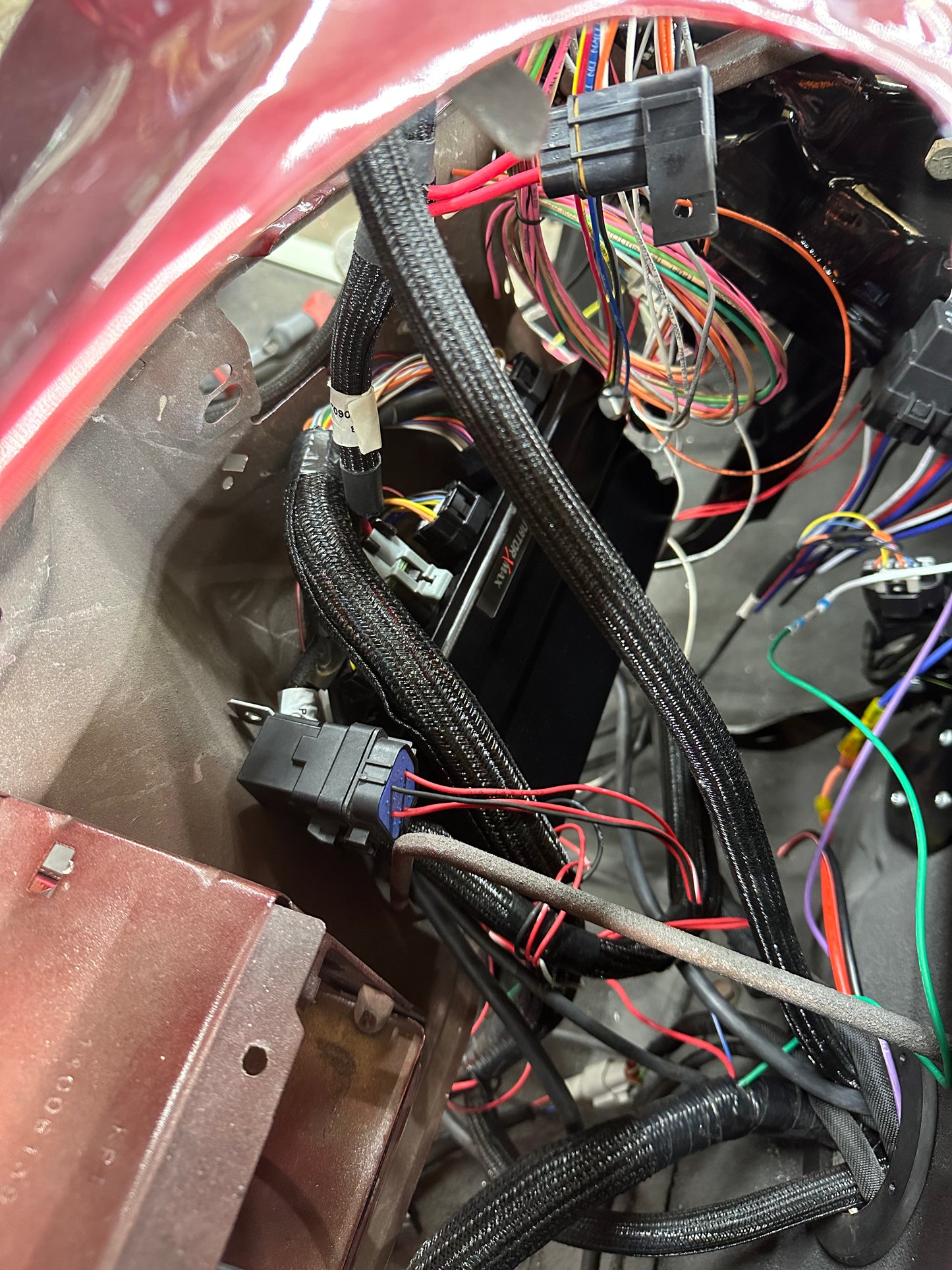 73-87 c10 Holley terminator x max ecu mount