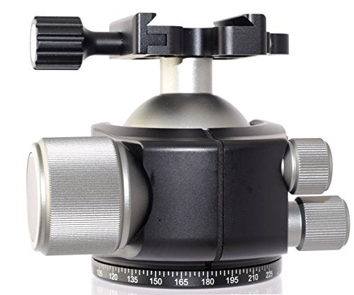 Desmond DLOW-55 55mm Low Profile Ball Head Arca/RRS Compatible w Pan Lock for Tripod
