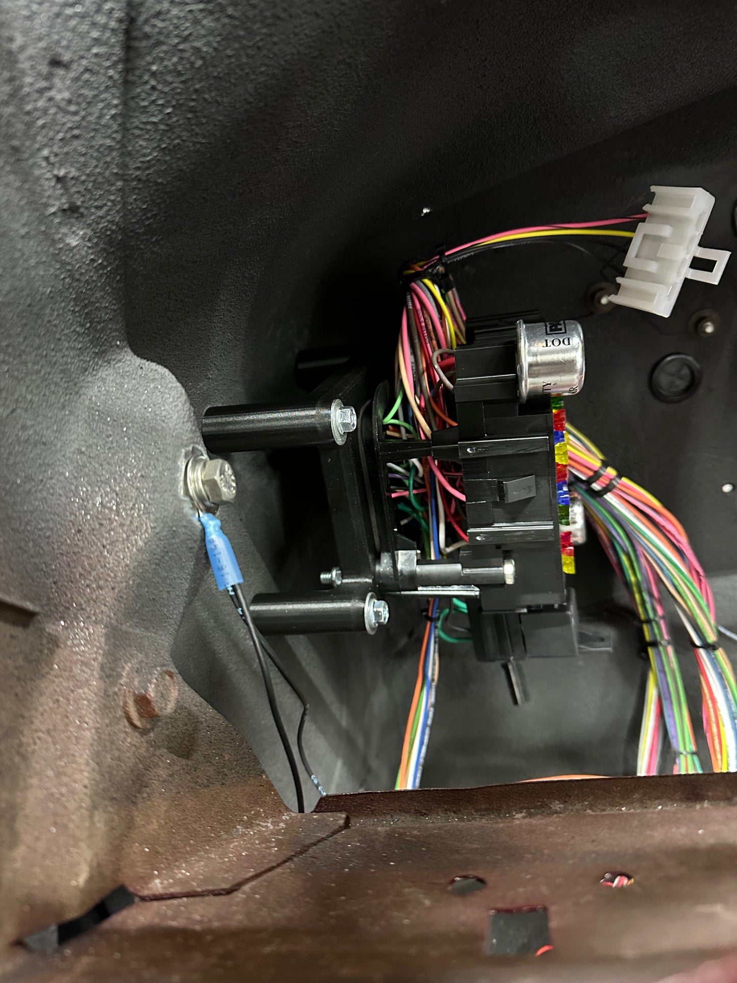 73-88 Chevy fuse box relocation bracket