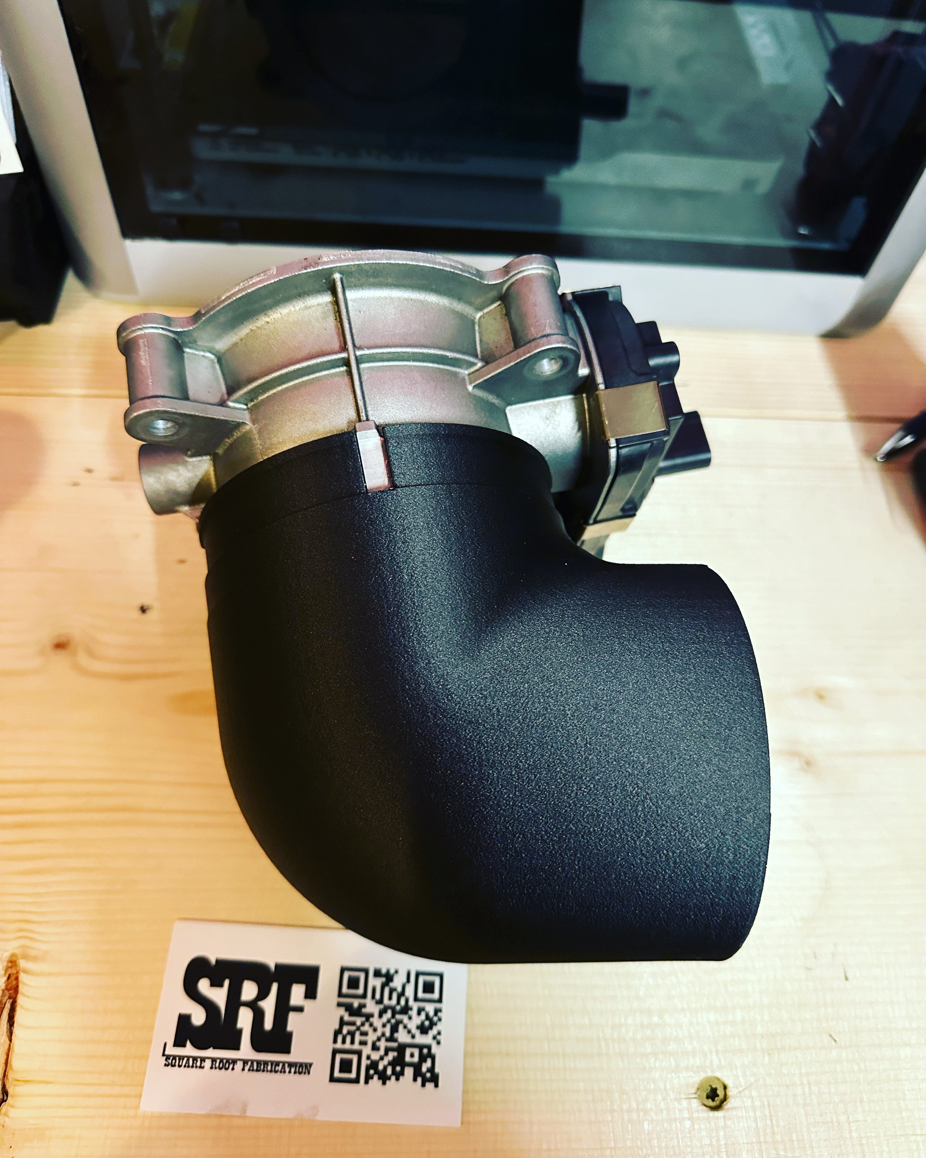 Lt4 Factory throttle body tight radius intake 90 – Square Root Fab