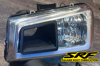 2003–2006 Silverado “Cateye” LED Headlight Turbo Air Inlet Scoop