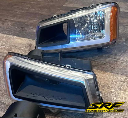 2003–2006 Silverado “Cateye” LED Headlight Turbo Air Inlet Scoop
