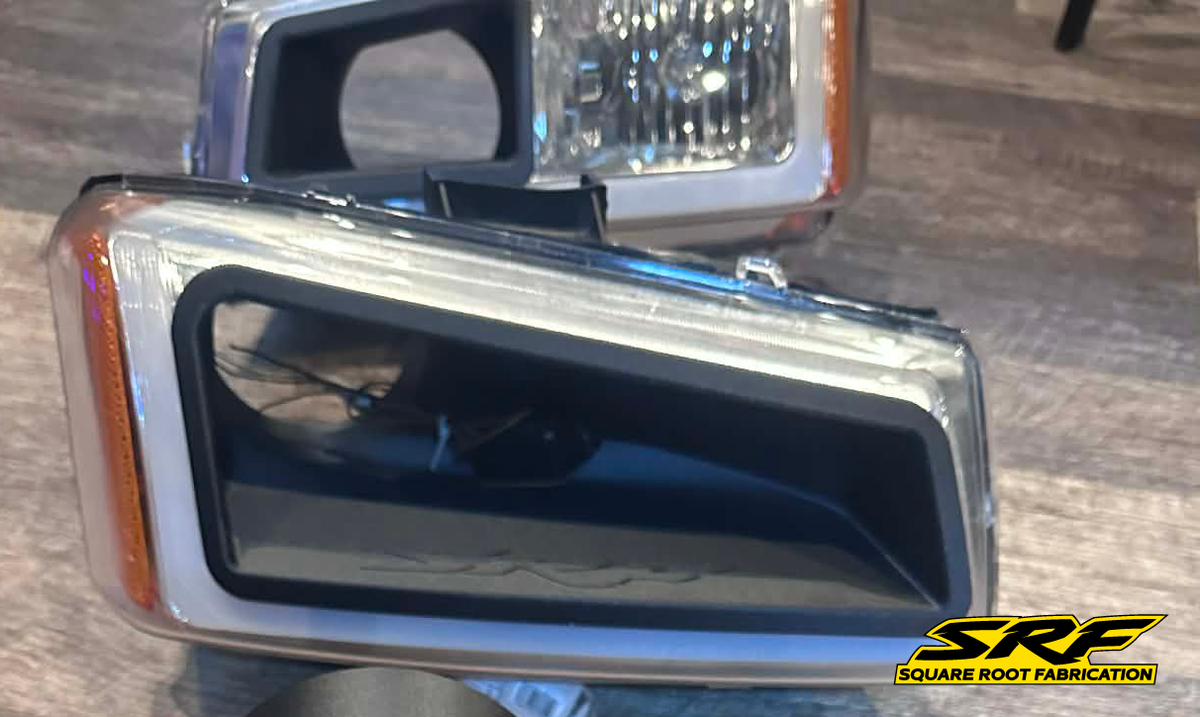 2003–2006 Silverado “Cateye” LED Headlight Turbo Air Inlet Scoop