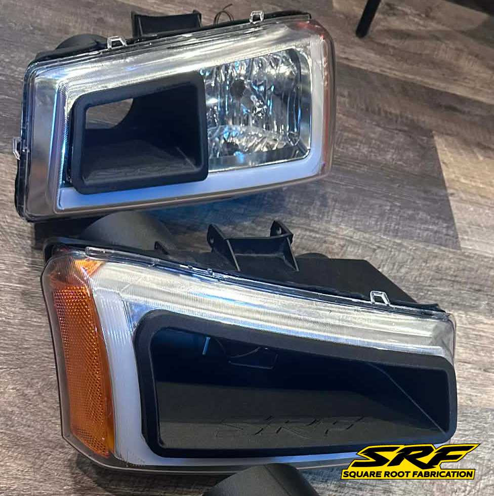 2003–2006 Silverado “Cateye” LED Headlight Turbo Air Inlet Scoop